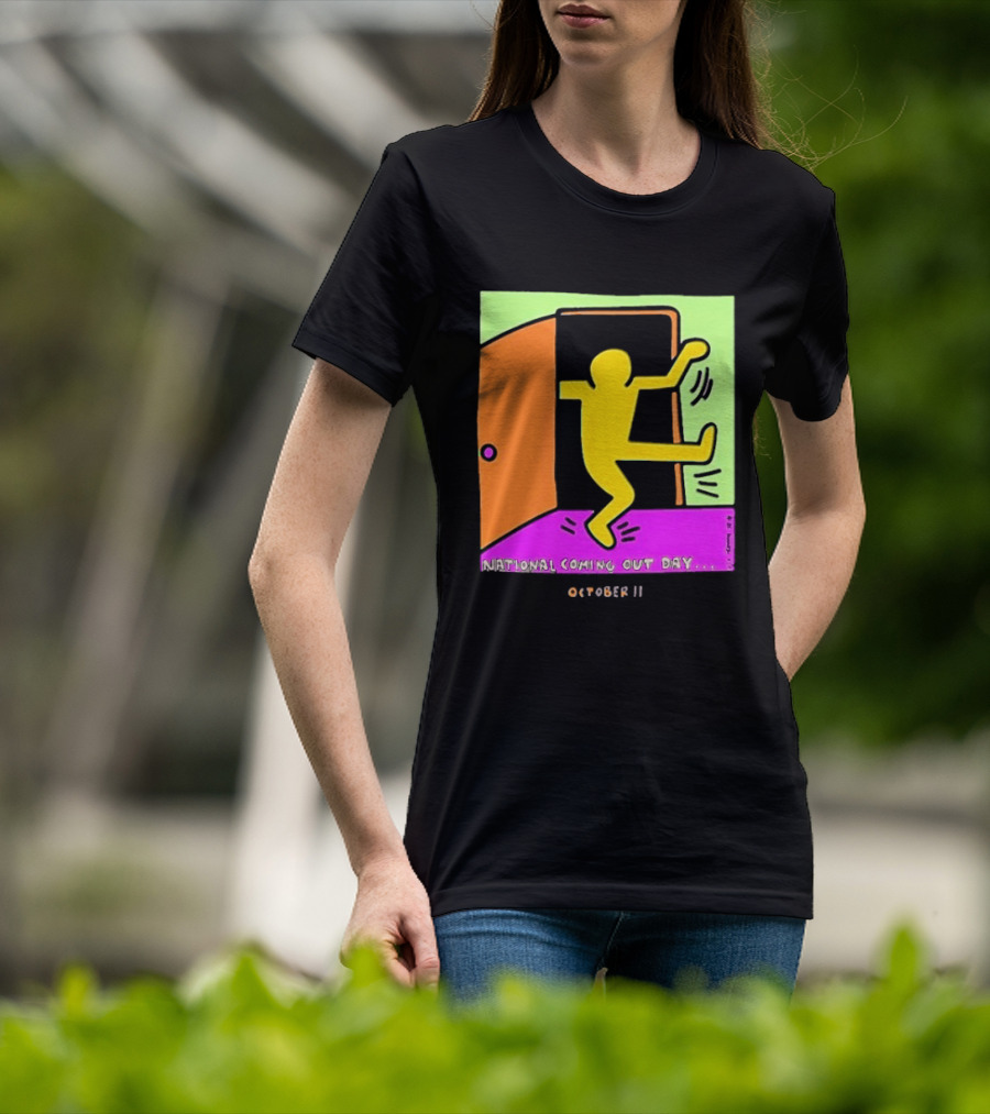 National Coming Out Day October 11 Keith Haring T-Shirt