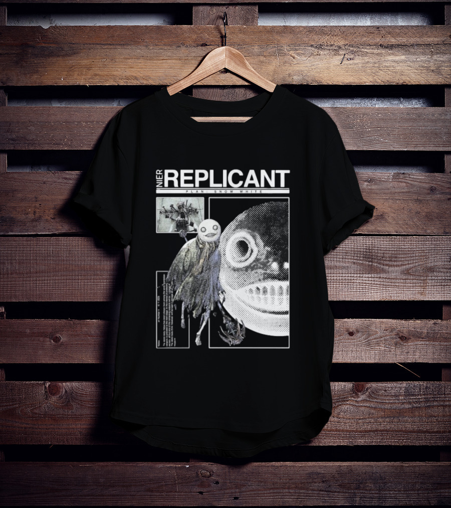 NieR Replicant Plant Snow White Character Illustration Iconic T-Shirt