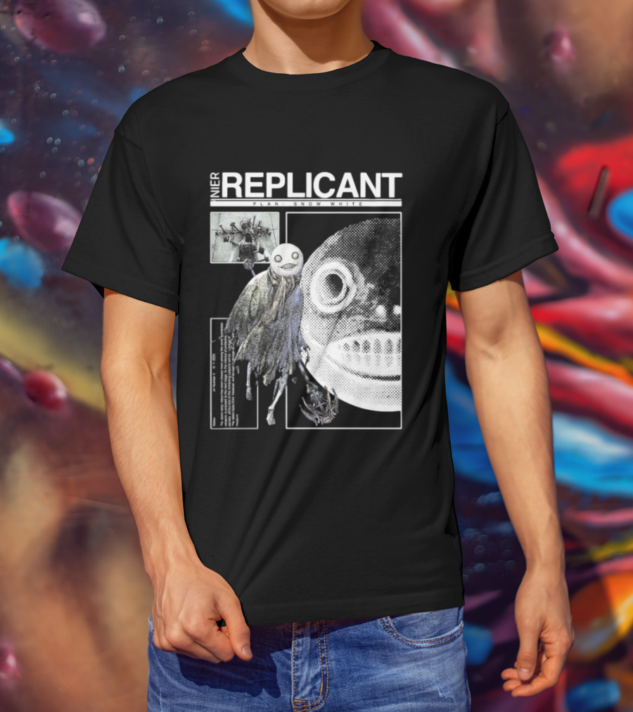 NieR Replicant Plant Snow White Character Illustration Iconic T-Shirt