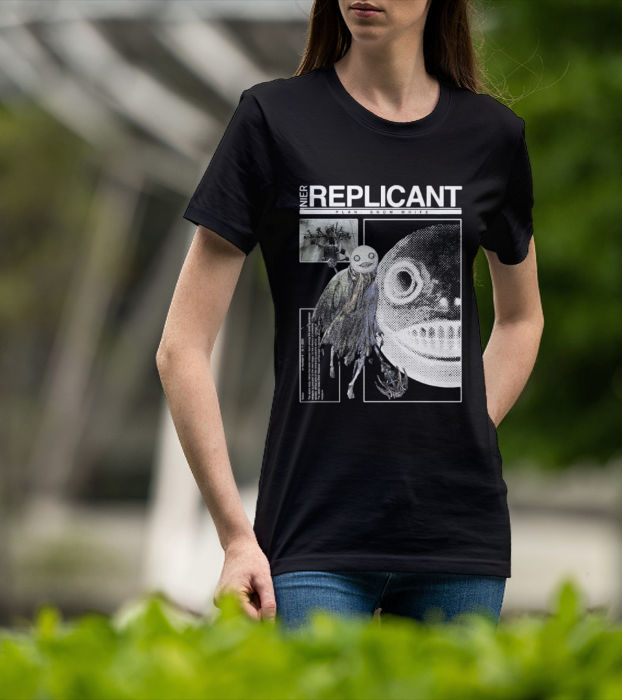 NieR Replicant Plant Snow White Character Illustration Iconic T-Shirt
