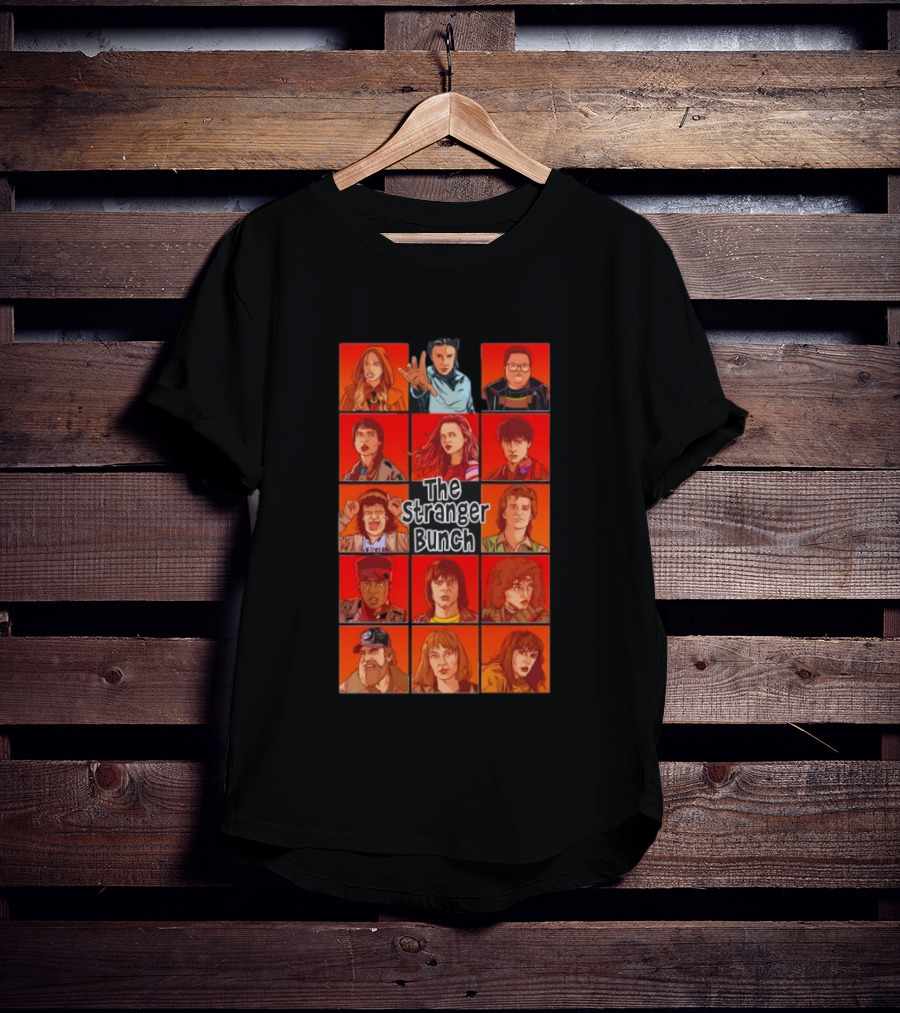 Thrilling Stranger Things Cast The Stranger Bunch T-Shirt