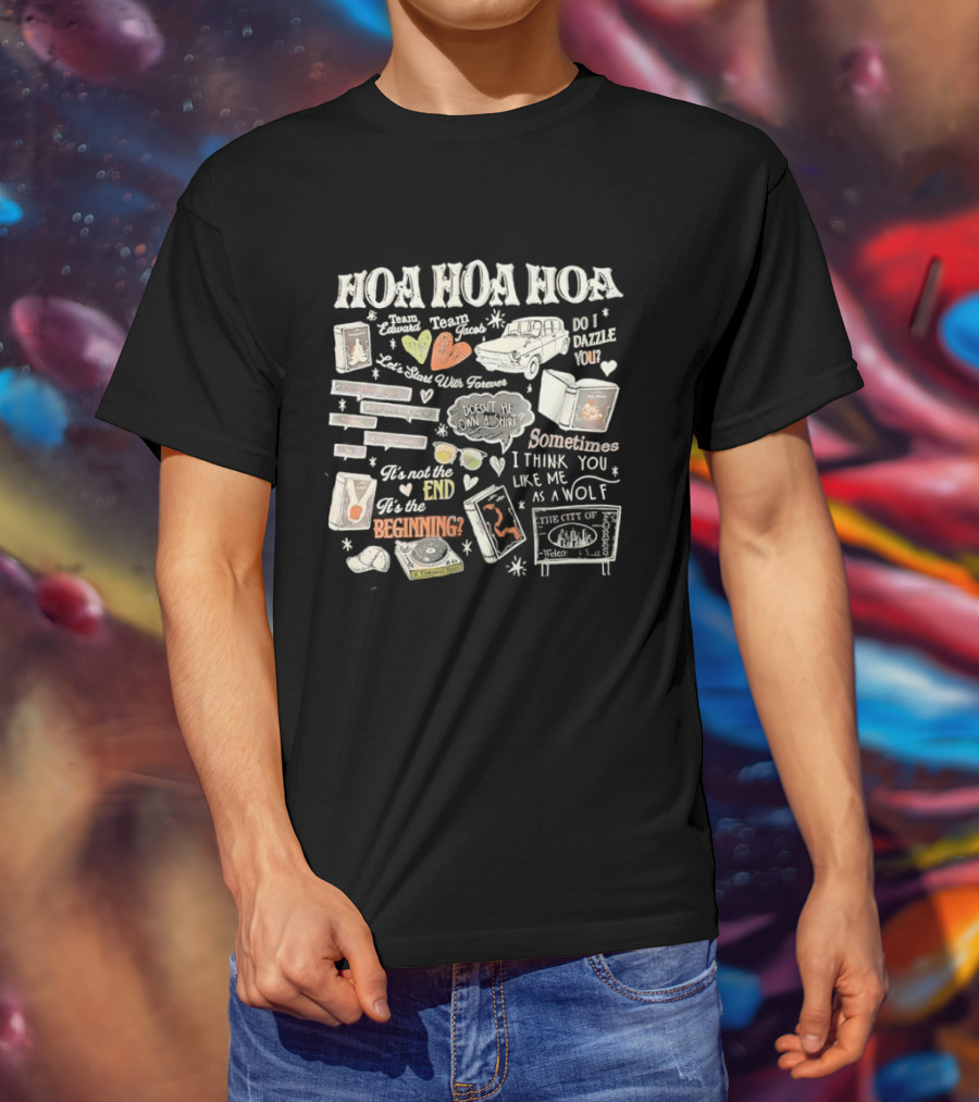 Hoa Hoa Hoa I Think You Like Me As A Wolf Forks Washington Twilight Series T-Shirt