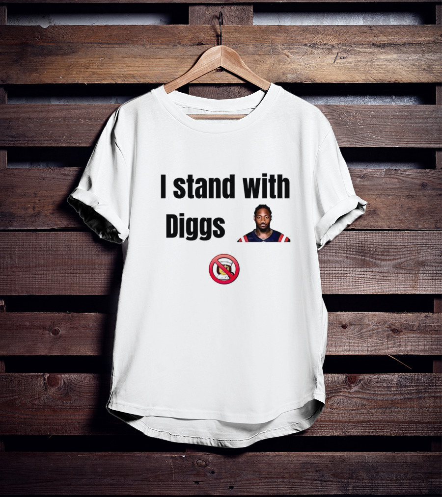 Stefon Diggs I Stand With Diggs 2023 Buffalo Football No Phones T-Shirt