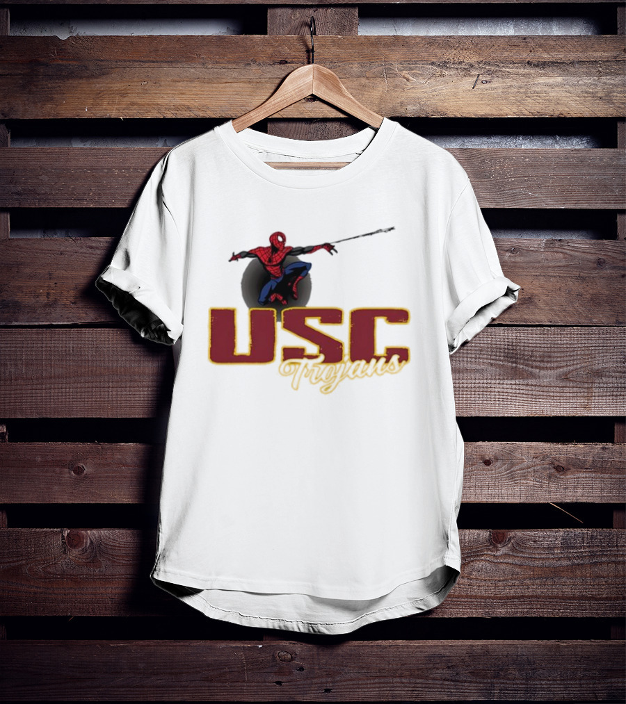 USC Trojans Marvel Spider Man Collaboration T-Shirt