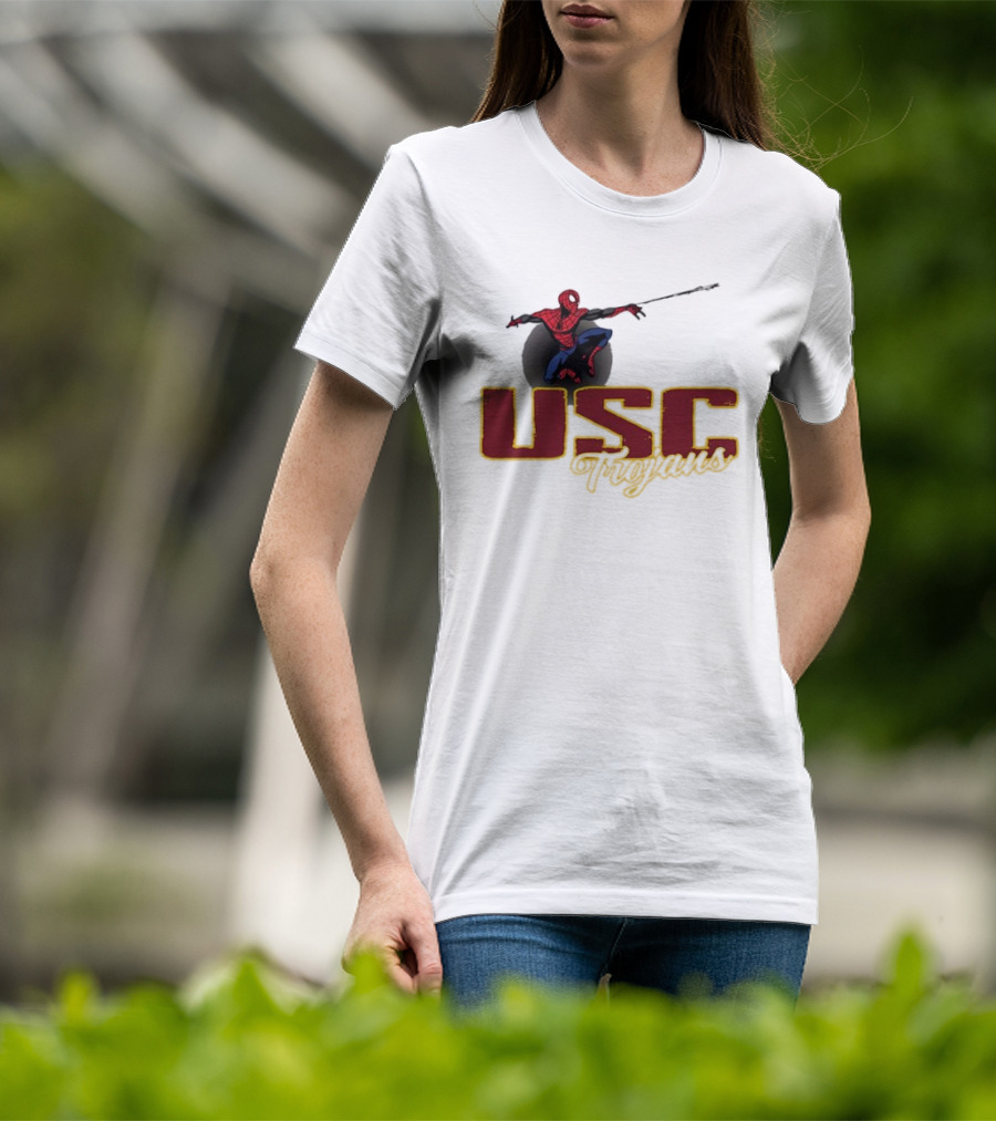 USC Trojans Marvel Spider Man Collaboration T-Shirt