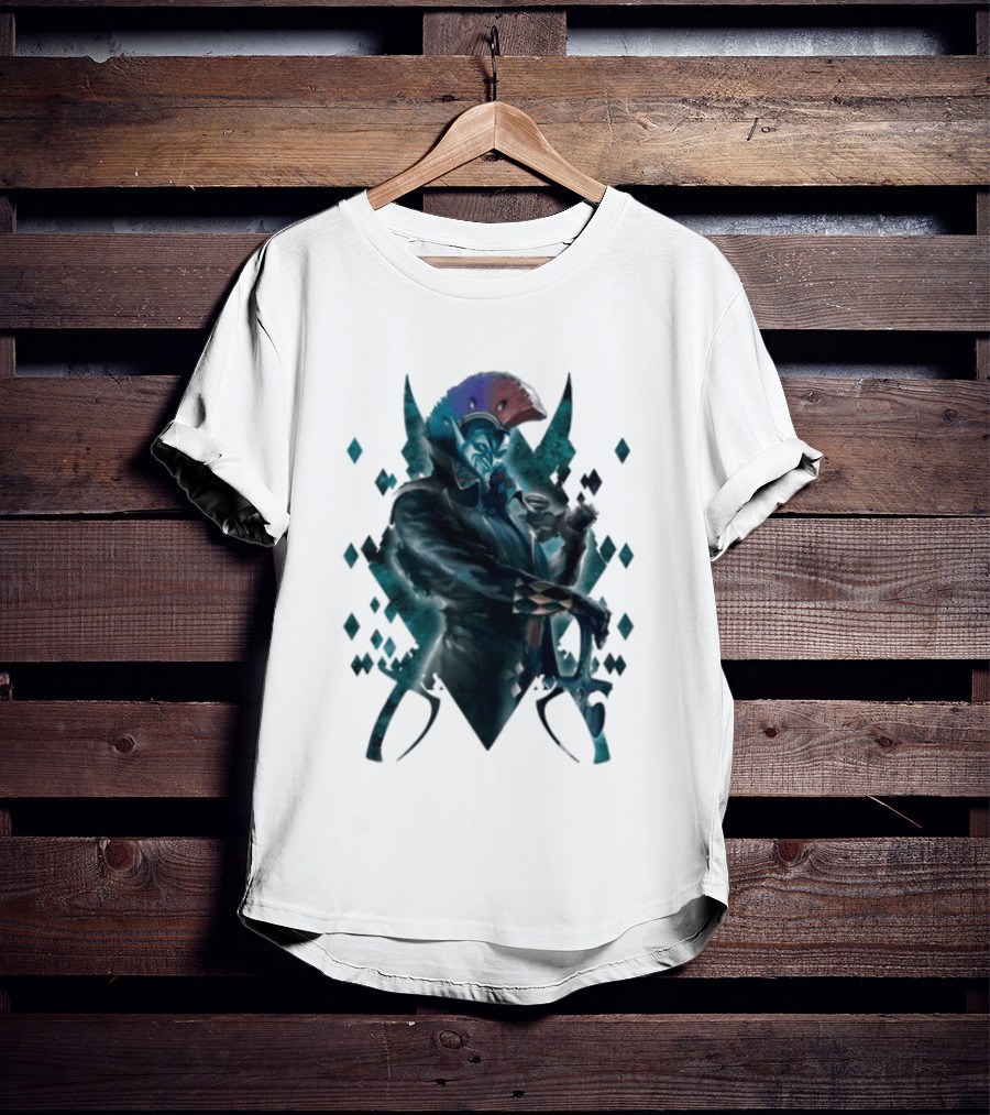 Warhammer 40 000 Aeldari Harlequin Character Iconic Fantasy Gaming T-Shirt