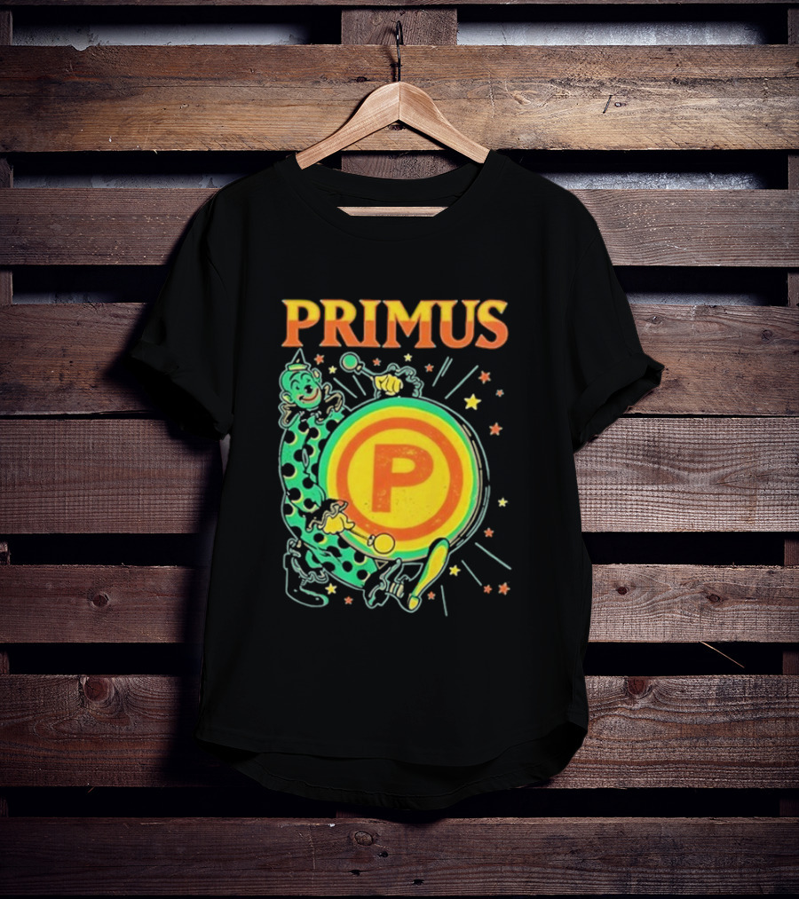 Primus Send In The Clowns New Year's Eve Oakland 2025 Event Featuring Drummer T-Shirt