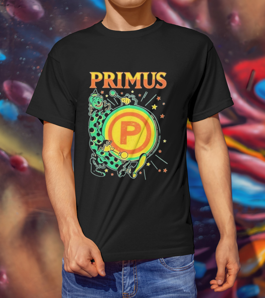 Primus Send In The Clowns New Year's Eve Oakland 2025 Event Featuring Drummer T-Shirt