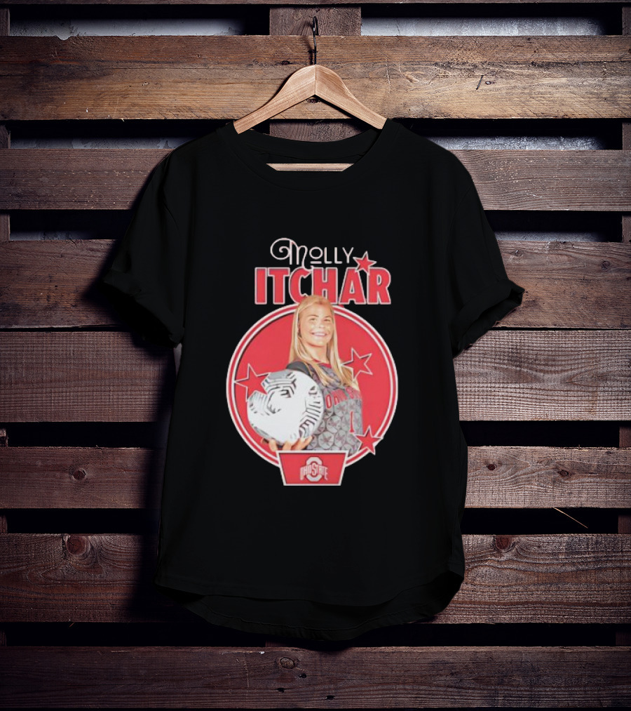 Molly Pritchard Ohio State Soccer Star With Ball And Stars T-Shirt