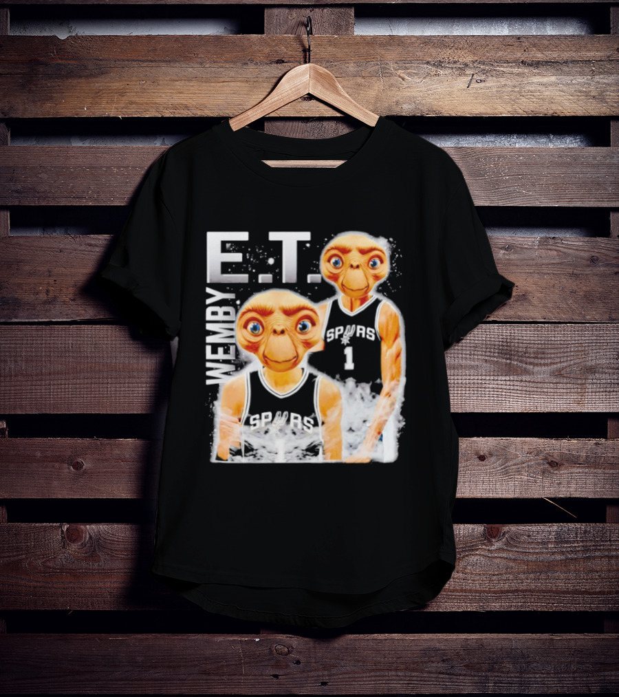 Wemby E.T. Victor Wembanyama San Antonio Spurs Basketball T-Shirt
