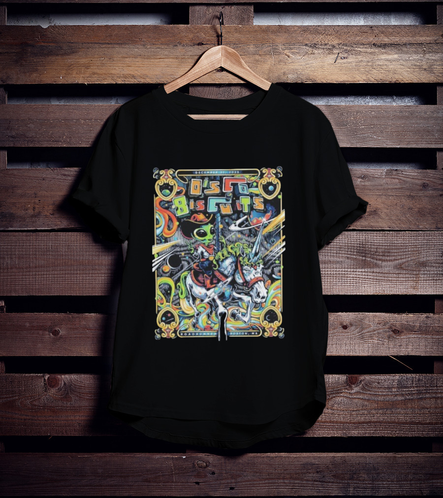 The Disco Biscuits Alien Cowboy Boston December 31 2025 Road Runner Event Night 2 T-Shirt
