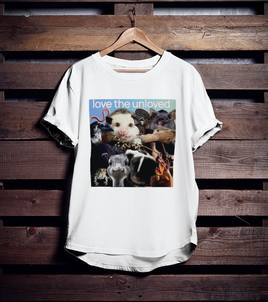 Love The Unloved Animal Collage T-Shirt