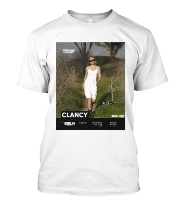 Clancy Breaking Sound Berlin August 17 Event New York Venue Details T-Shirt