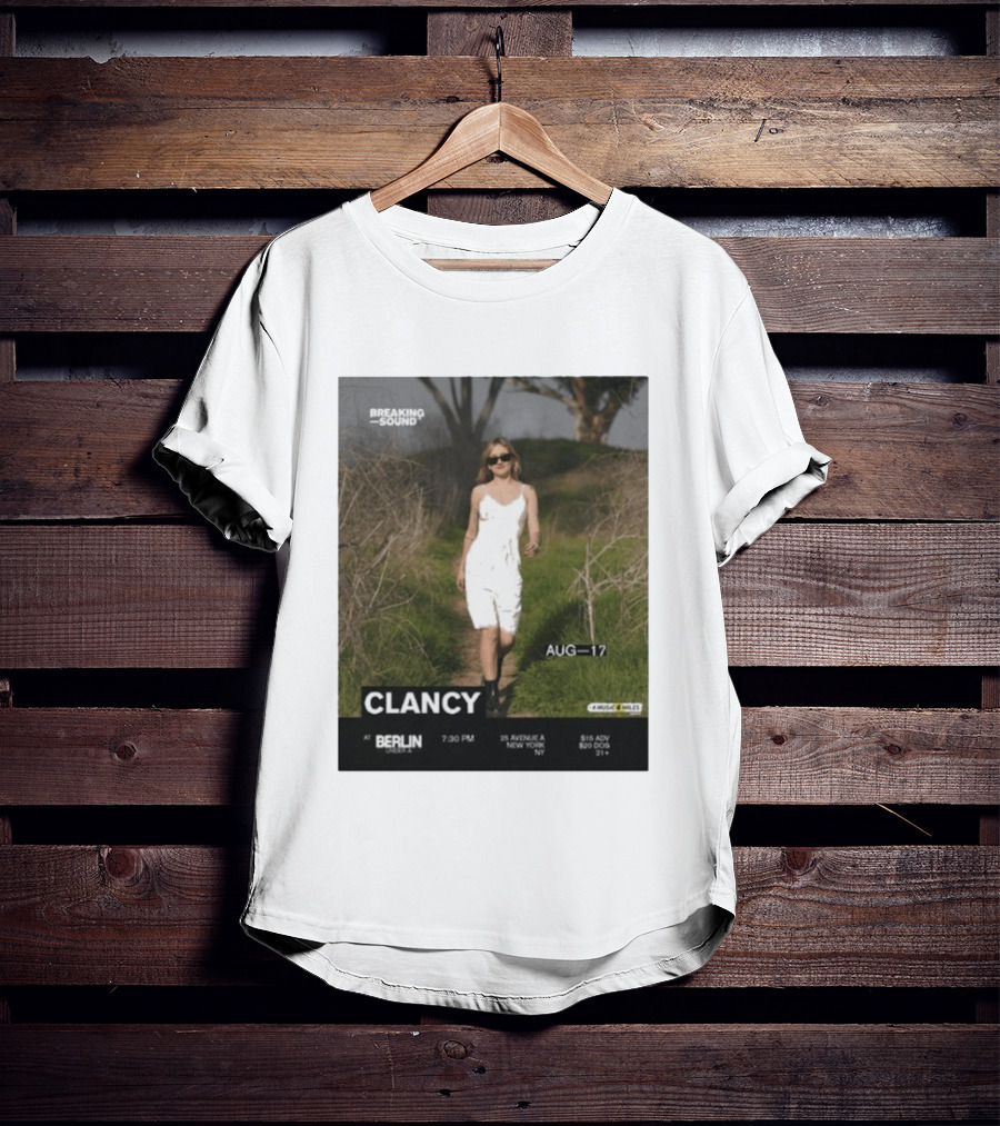 Clancy Breaking Sound Berlin August 17 Event New York Venue Details T-Shirt