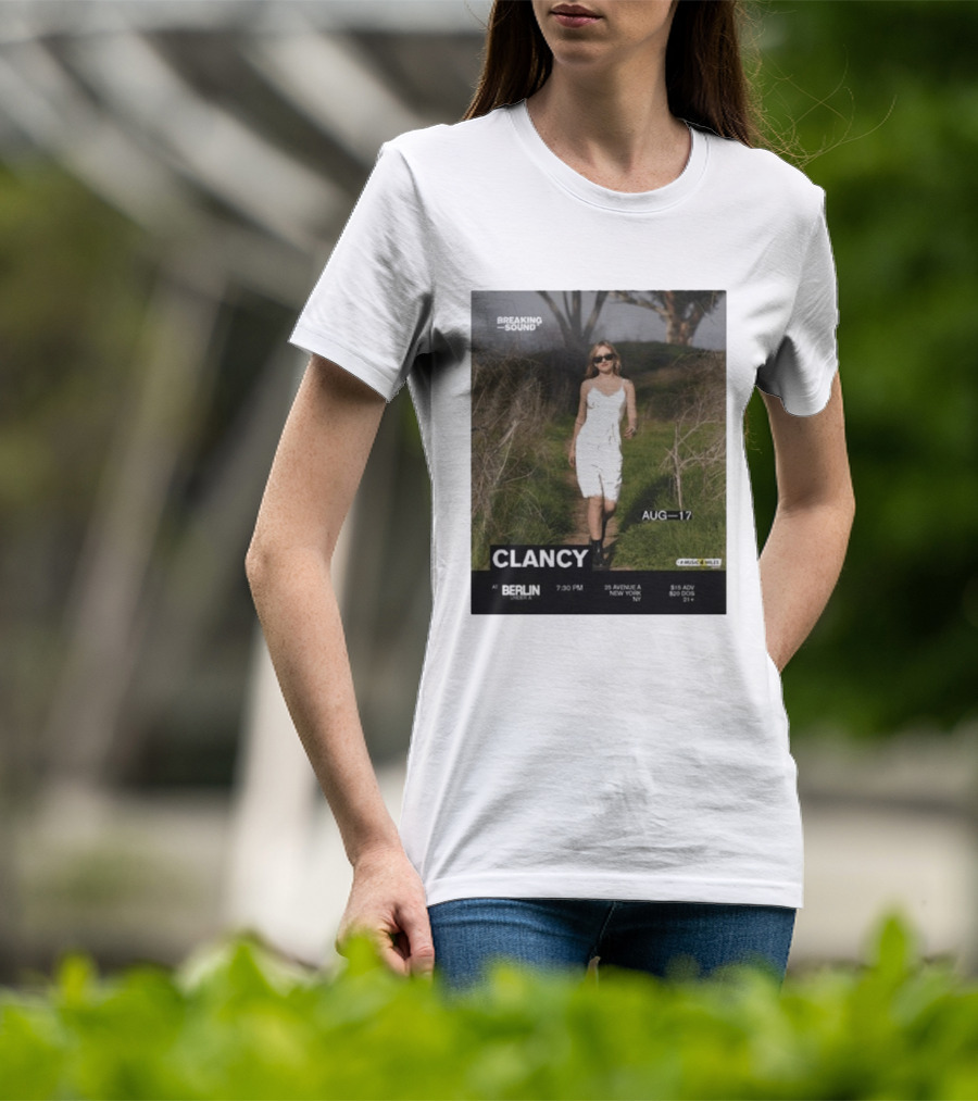 Clancy Breaking Sound Berlin August 17 Event New York Venue Details T-Shirt