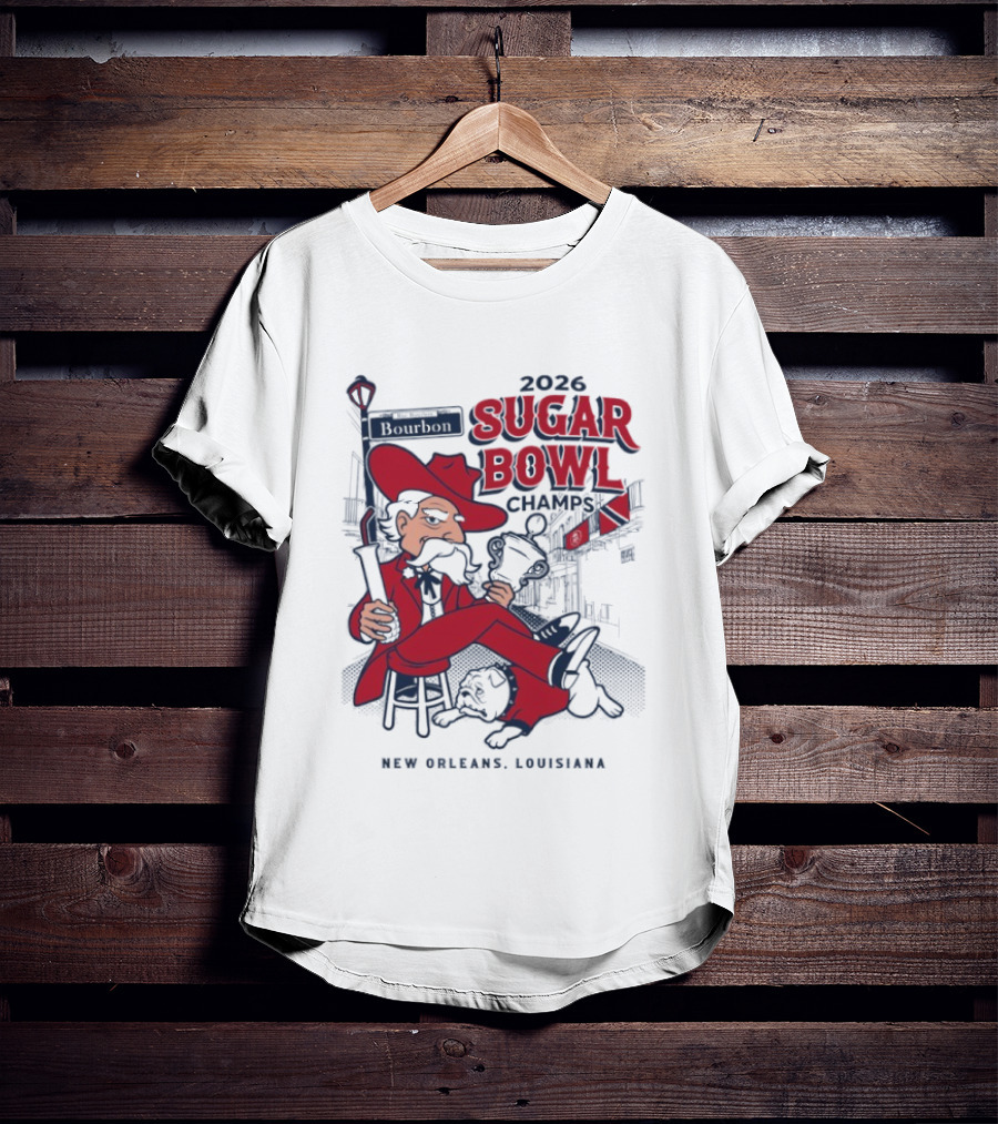 2026 Sugar Bowl Champs Ole Miss Rebels New Orleans Louisiana T-Shirt