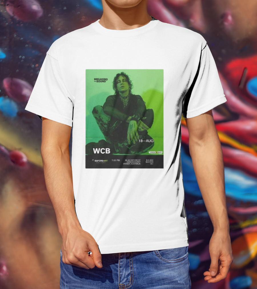 WCB At Breaking Sound Oxford Art Factory Sydney August 18 Event T-Shirt