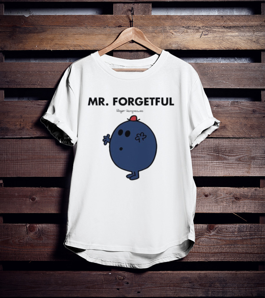 Mr. Men Little Miss Mr. Forgetful Roger Hargreaves T-Shirt