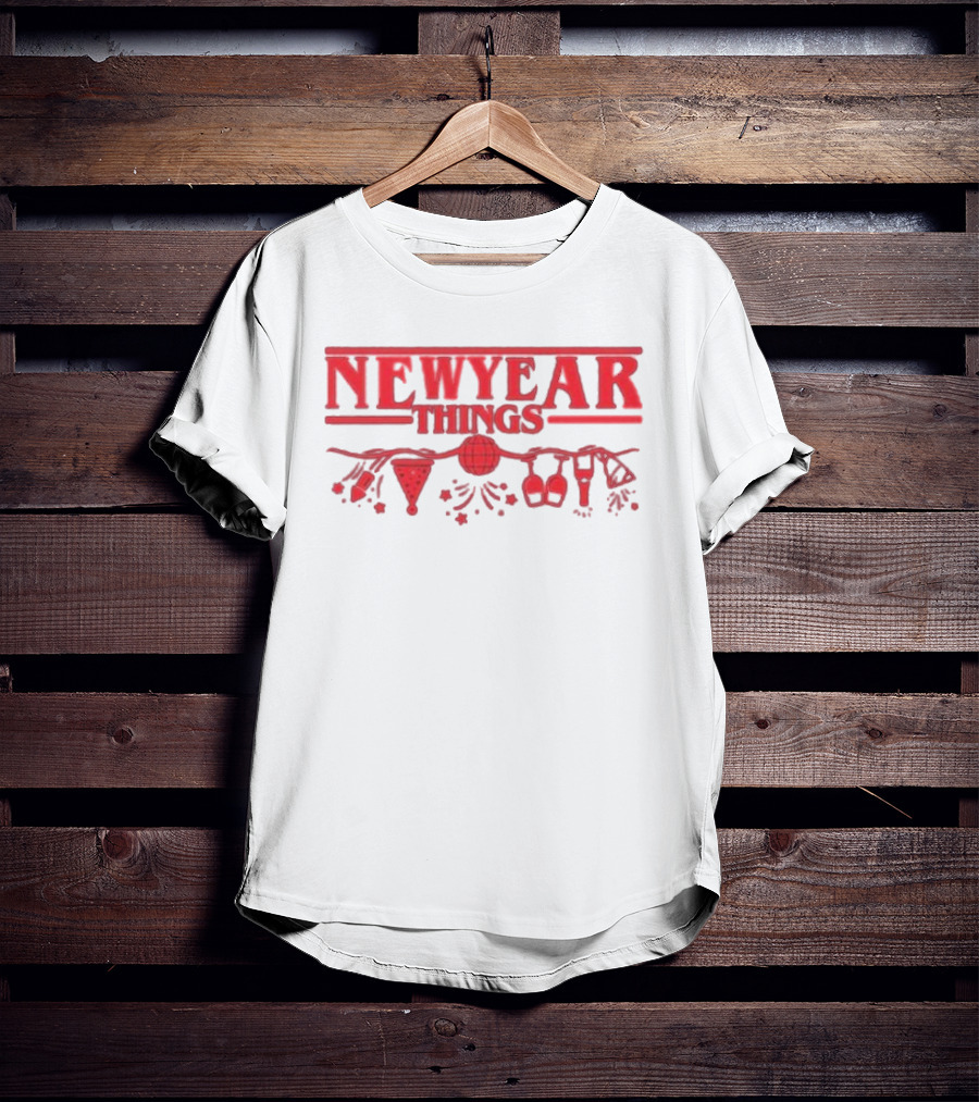 New Year Things Holiday Celebration Parody Lights Party Iconic T-Shirt