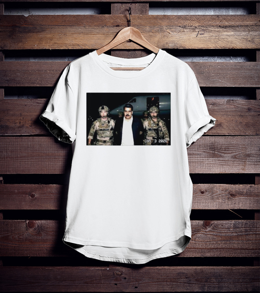 Nicolas Maduro Arrested DEA January 3 2026 T-Shirt
