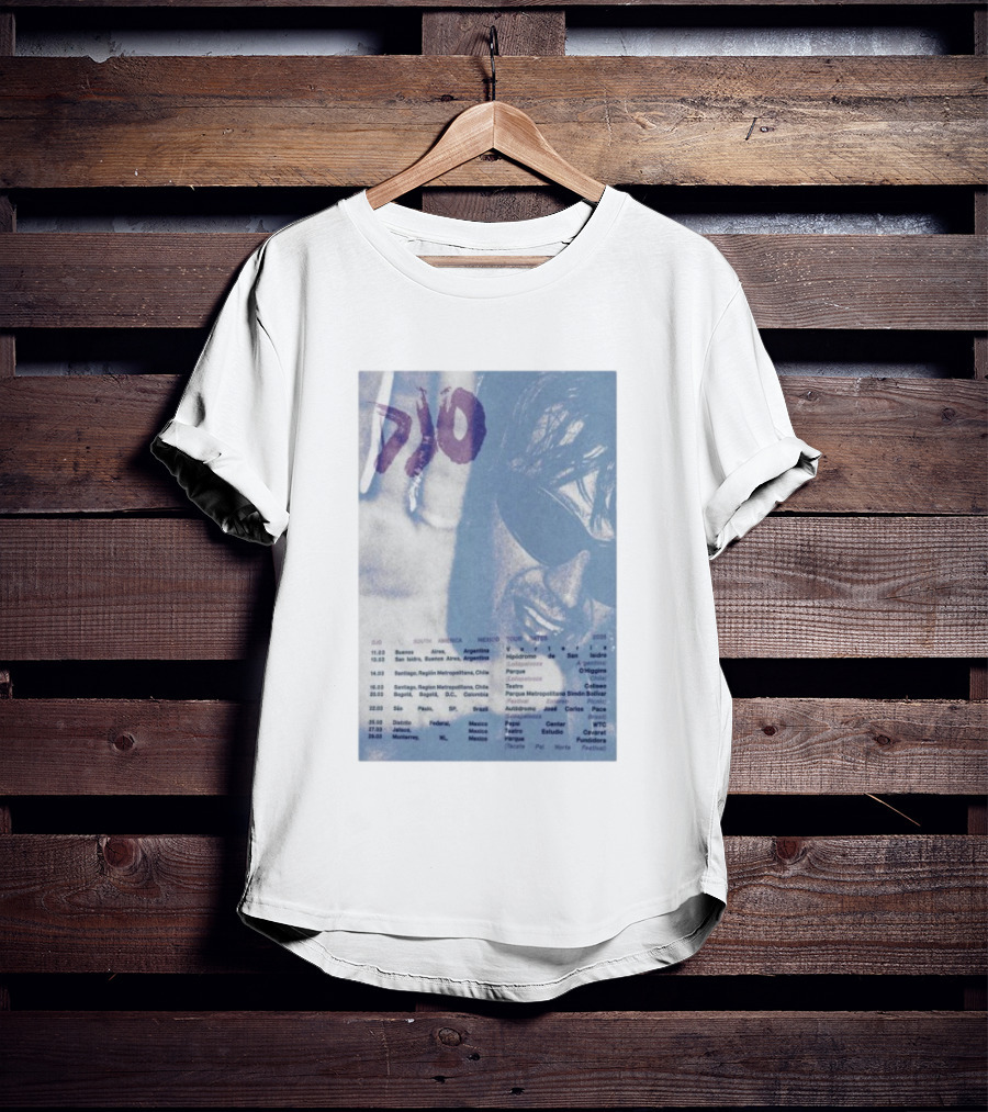 DJO South America Mexico Tour Santiago Region Mar 14 2026 Dates And Venues T-Shirt