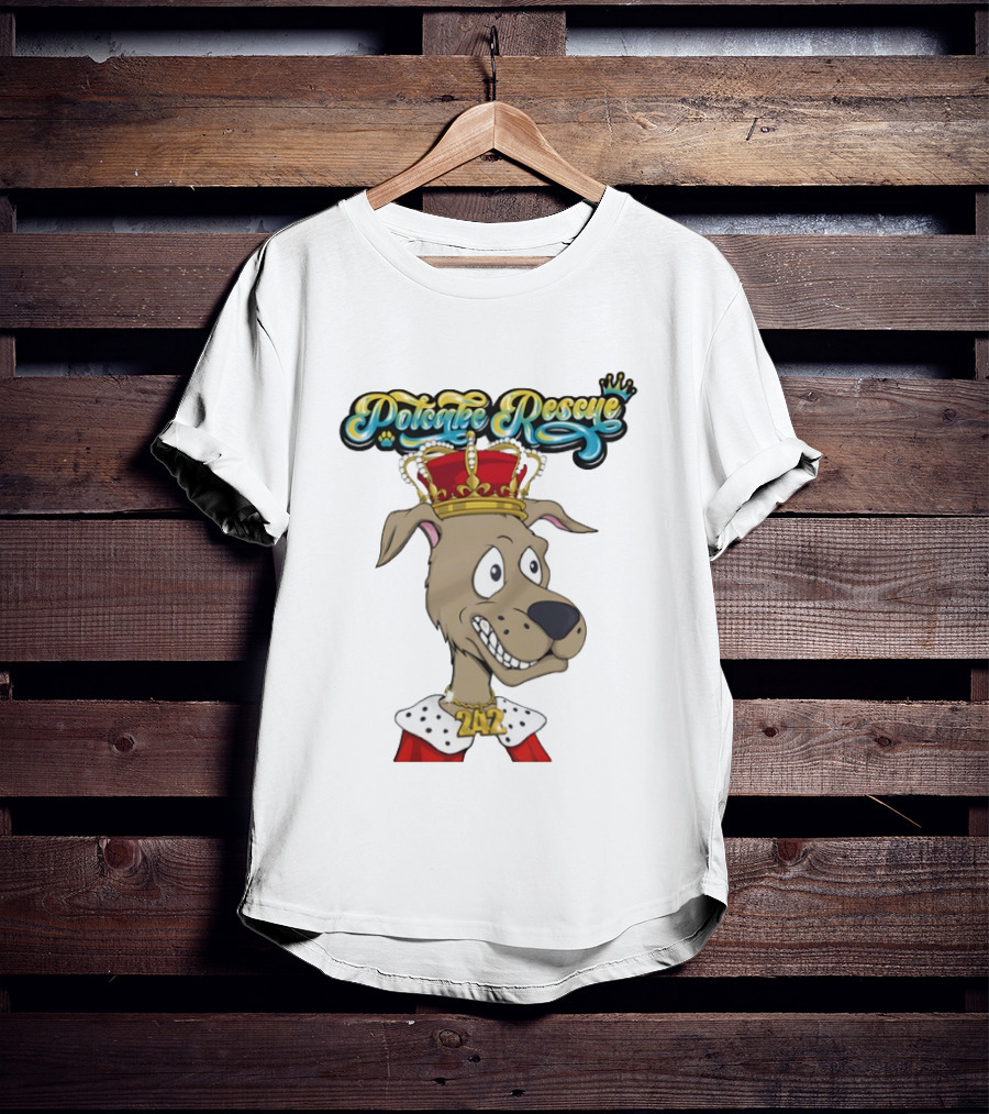 Potcake Rescue 242 Royal Dog In Crown T-Shirt