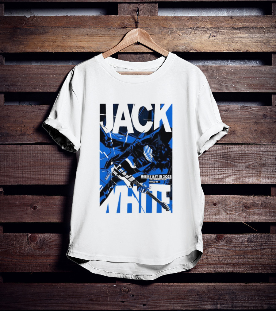 Jack White Seattle WA May 19th 2025 Concert Tour Collectible T-Shirt
