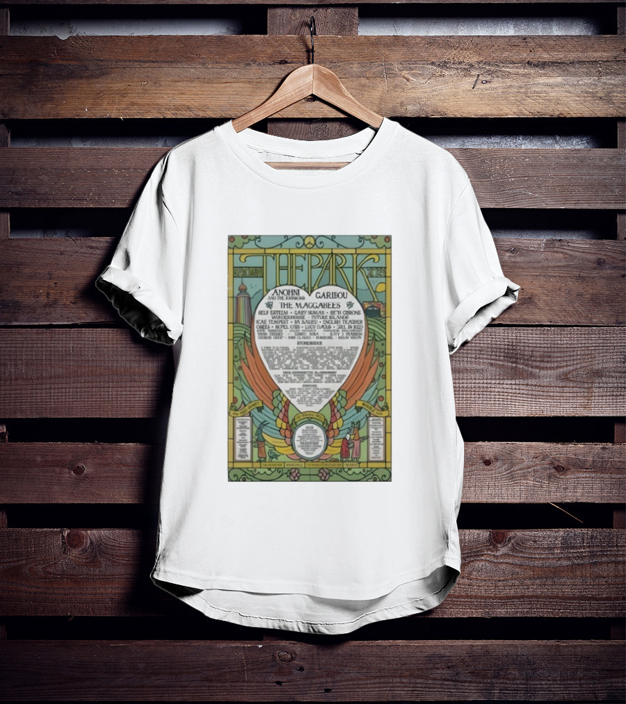 Glastonbury Festival 2025 The Park Anohni The Maccabees Lineup T-Shirt