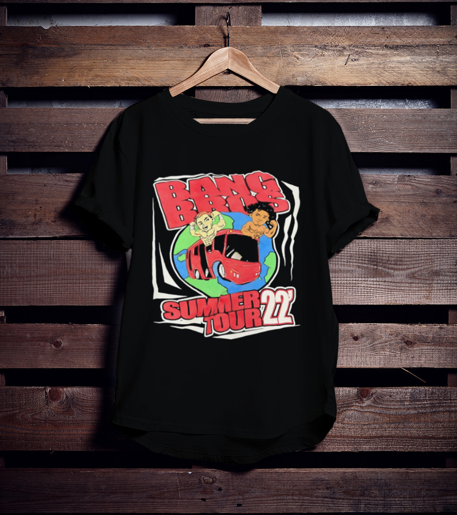 Bang Bros Summer Tour 2022 Globe And Van Adventure T-Shirt