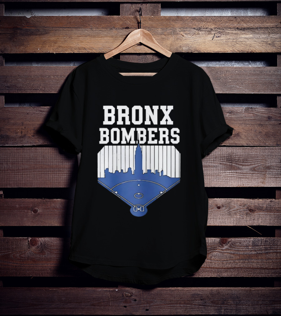 Bronx Bombers Baseball Skyline T-Shirt