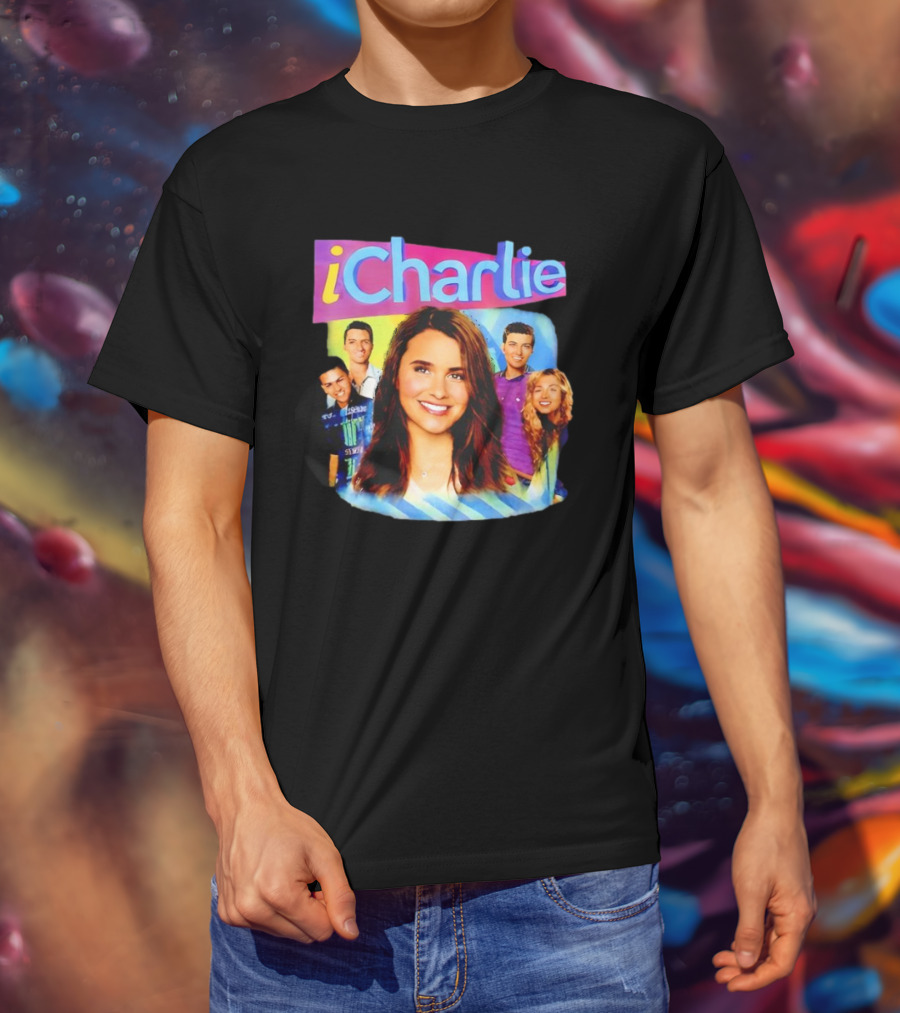 ICharlie Cast Colorful Group Image T-Shirt