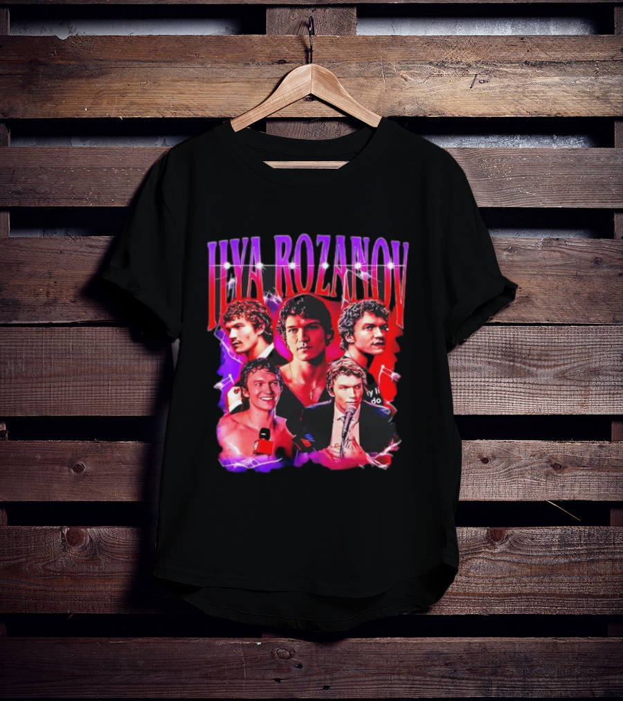 Ilya Rozanov Shane Hollander Vintage Retro 90s Collage T-Shirt