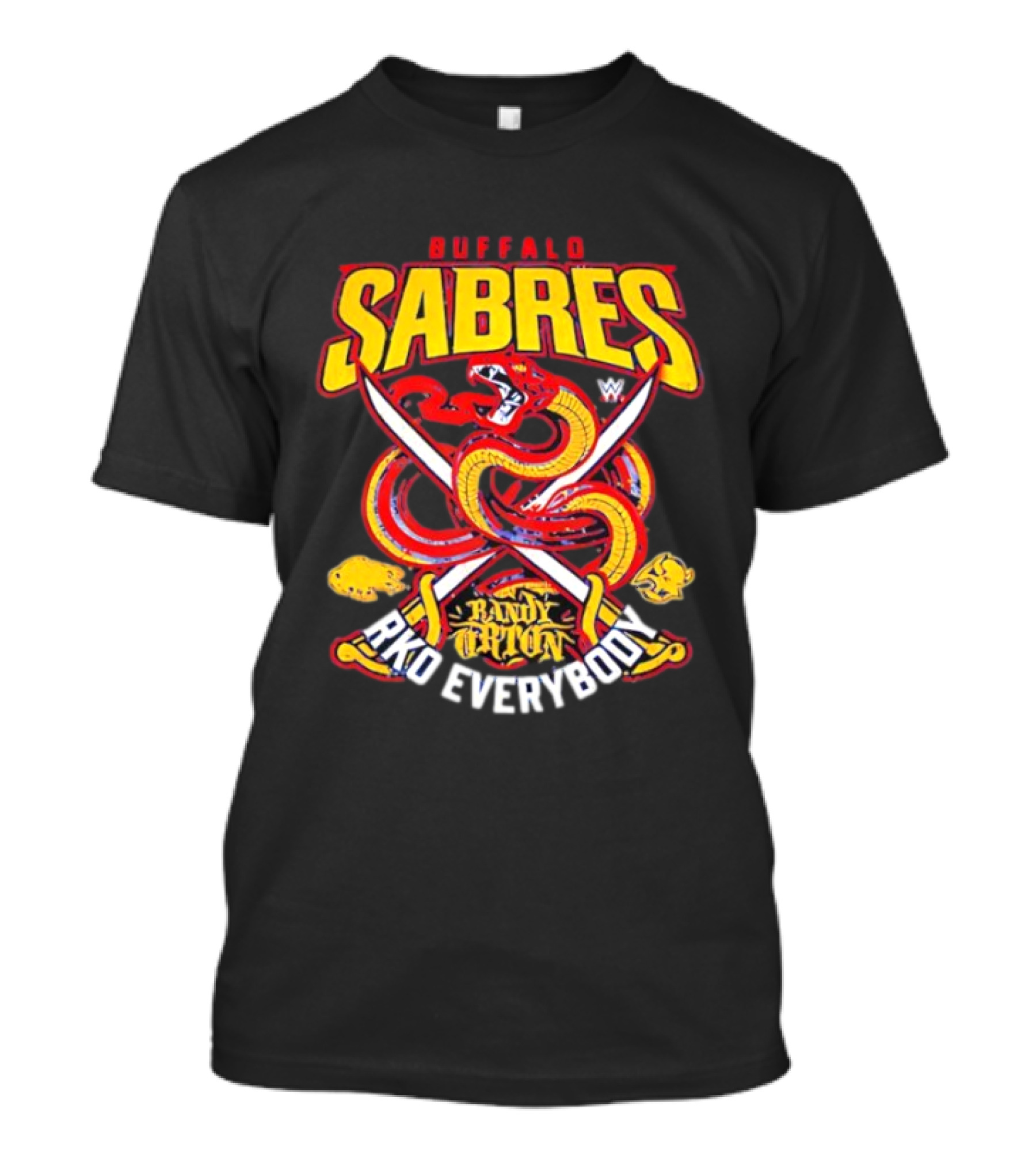 Buffalo Sabres Rko Everybody Randy Orton Snake Cross Swords T-Shirt