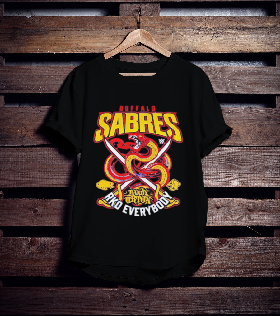 Buffalo Sabres Rko Everybody Randy Orton Snake Cross Swords T-Shirt