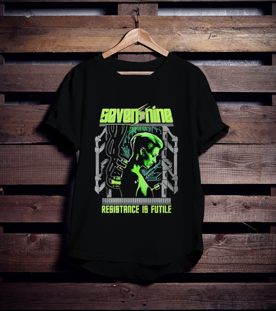 Seven Of Nine Resistance Is Futile Borg Assimilation T-Shirt