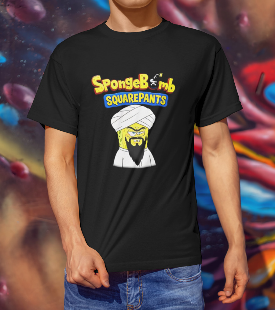 Squarepants Osama Bin Laden Sponge T-Shirt