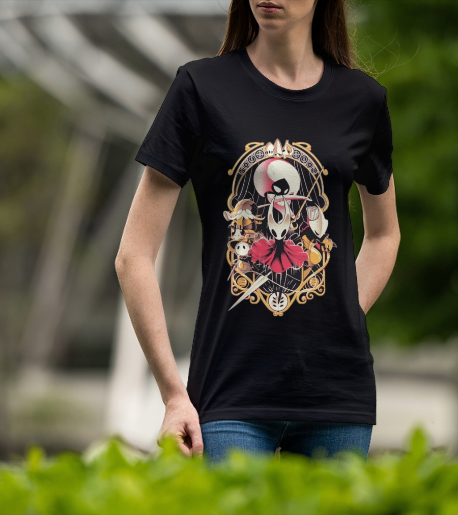 Hollow Knight Silksong Art Nouveau AGDQ 2026 Game T-Shirt