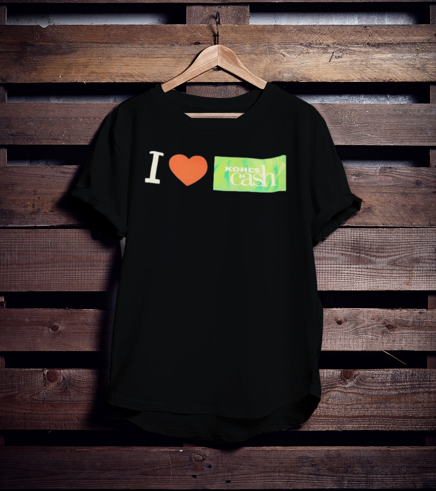 I Love Kohl's Cash Green Heart T-Shirt