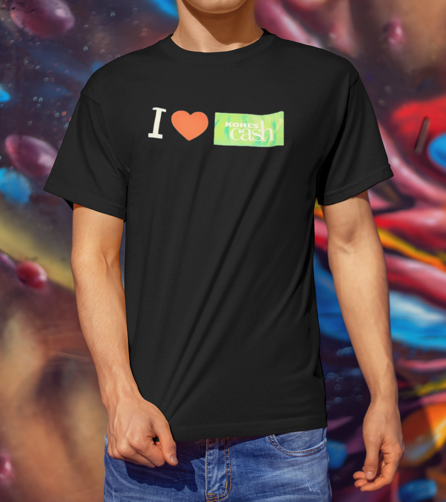 I Love Kohl's Cash Green Heart T-Shirt