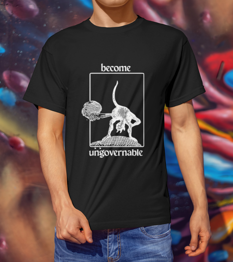 Become Ungovernable Possum With Bat T-Shirt