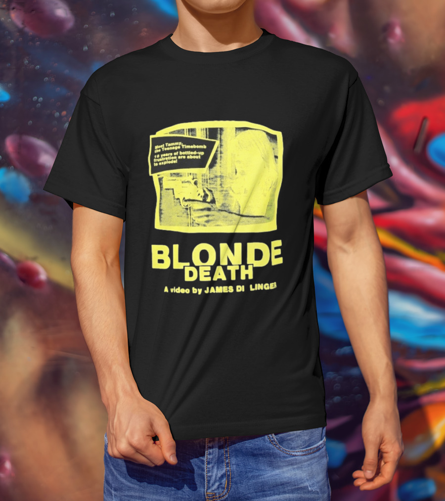 Blonde Death Teenage Timebomb Video By James D Lange 12 Years Frustration Explosion T-Shirt