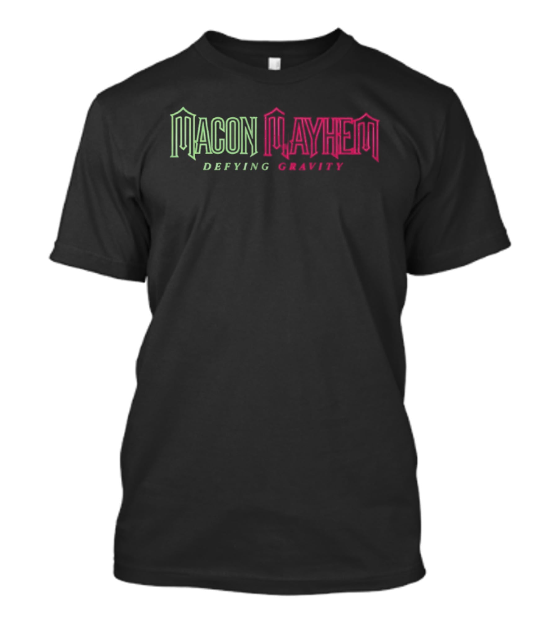 Macon Mayhem Defying Gravity Wicked Night T-Shirt