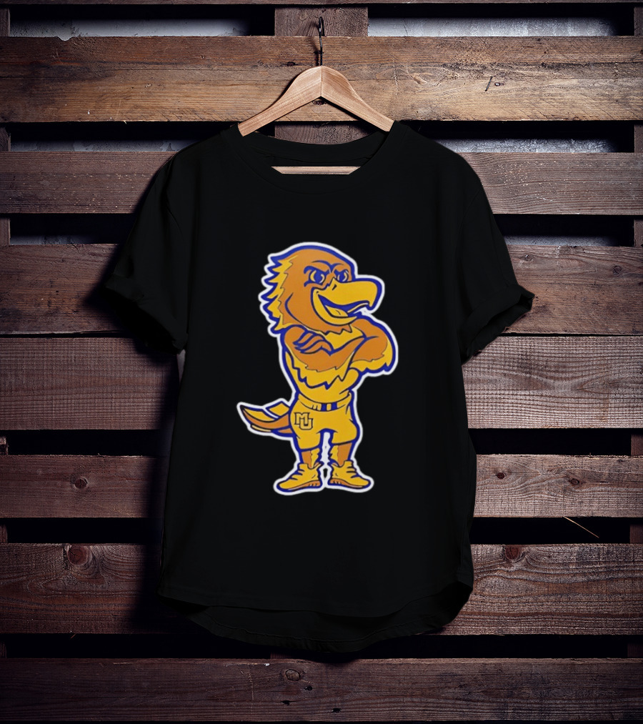 Marquette Basketball MU Golden Eagle Vintage Milwaukee T-Shirt