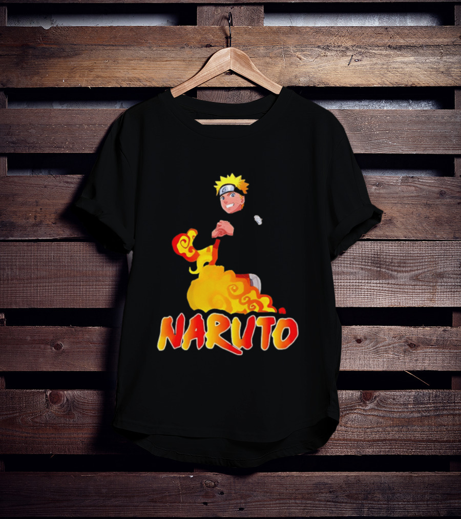Naruto Atlanta Hawks Vintage 90s Style Anime T-Shirt