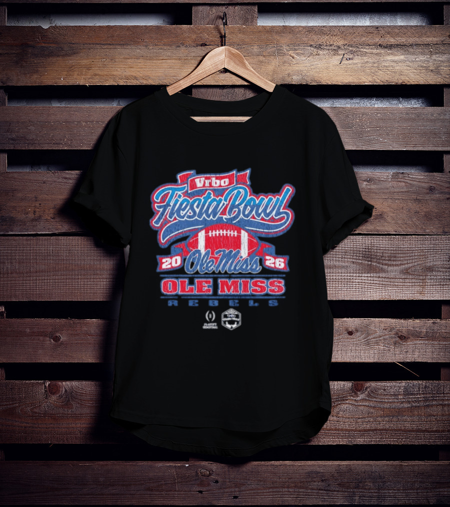 Ole Miss Rebels Vrbo Fiesta Bowl 2026 CFP Semifinal T-Shirt