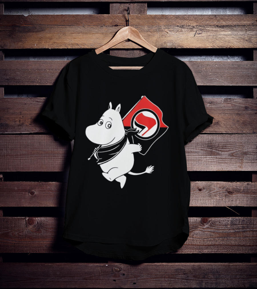 Tom Morello Antifa Moomin Anti Fascist T-Shirt