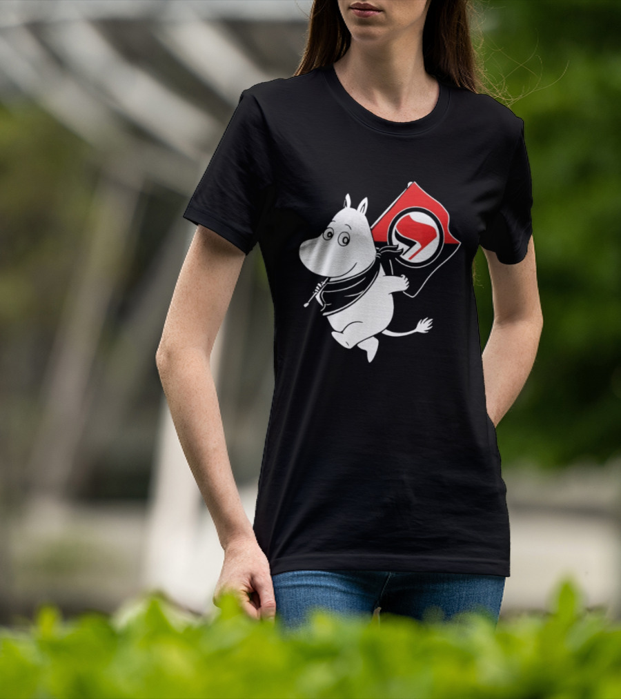 Tom Morello Antifa Moomin Anti Fascist T-Shirt