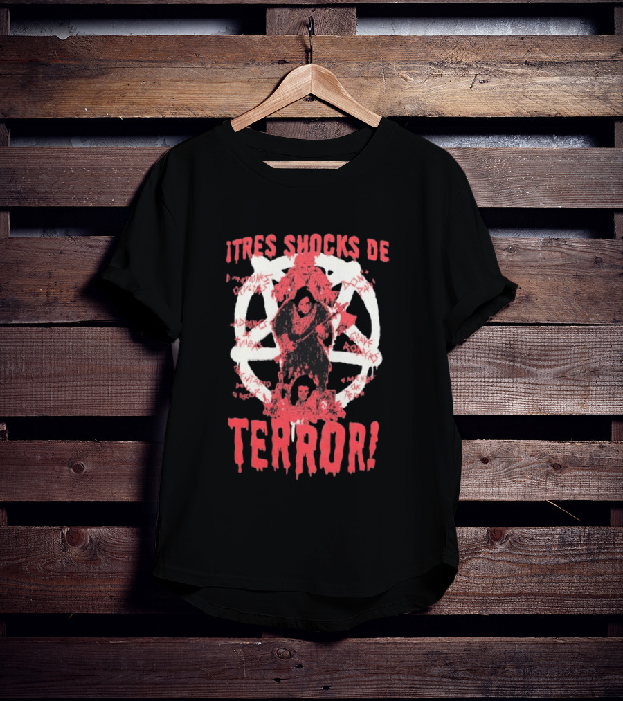 Tres Shocks De Terror Films Of Rubén Galindo Jr. T-Shirt