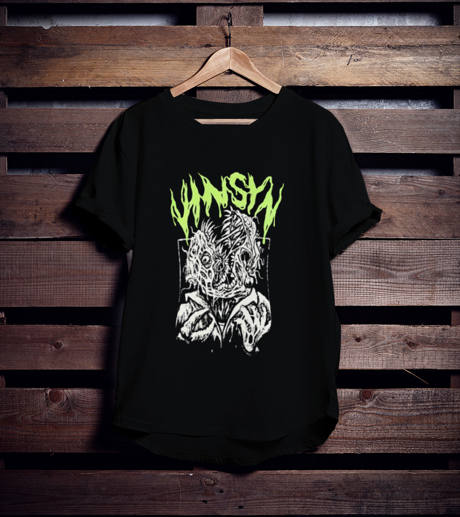 VinSyn Infested Horror Art Neon Gothic T-Shirt