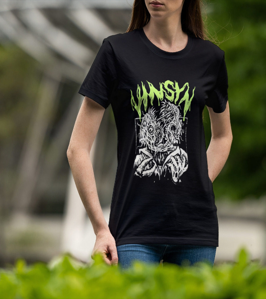 VinSyn Infested Horror Art Neon Gothic T-Shirt